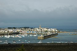 Roscoff vue Chapelle St-Barbe
